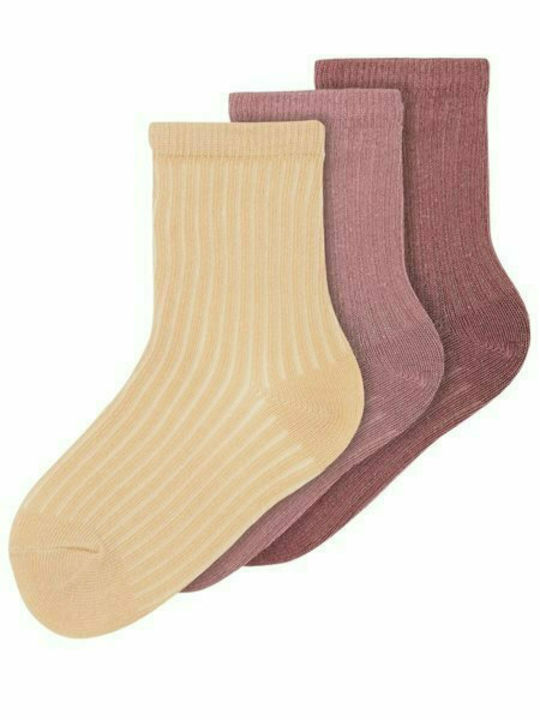 Name It Girls 3 Pack Knee-High Socks Multicolour