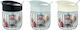 Viosarp Βάζο Γενικής Χρήσης με Καπάκι Γυάλινο 445ml 3τμχ