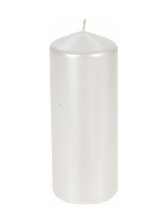 JK Home Decoration Lumânare Decorativă White Pearl 7x18buc 1buc