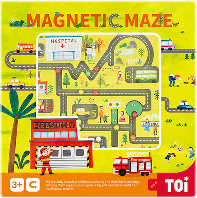 Toi-Toys Maze Μαγνητικός Λαβύρινθος made of Wood for 36++ Months