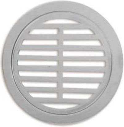 Interflex Σχάρα Δαπέδου με Διάμετρο 120χιλ. Ασημί