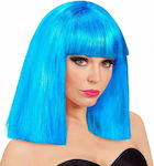 Carnival Wig Straight Showgirl Blue