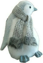 JK Home Decoration Weihnachtsfigur Pinguin Gray 24x14x13cm