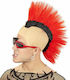 Mohawk Punk Carnival Wig Mohawk Red