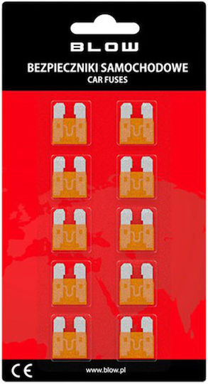 Blow Car Fuse Set Blades 10pcs