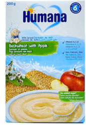 Humana Crema pentru copii with Buckwheat & Apple Fără gluten pentru 6m+ 200gr