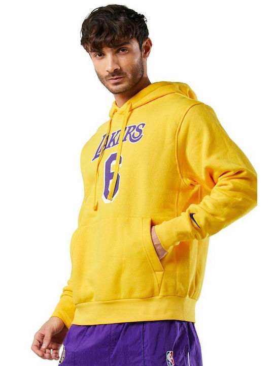 NBA Los Angeles Lakers Lebron James Φούτερ με Κουκούλα Amarillo