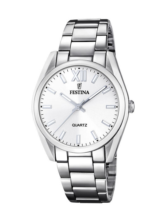 Festina Women's Watch with Silver Metal Bracelet