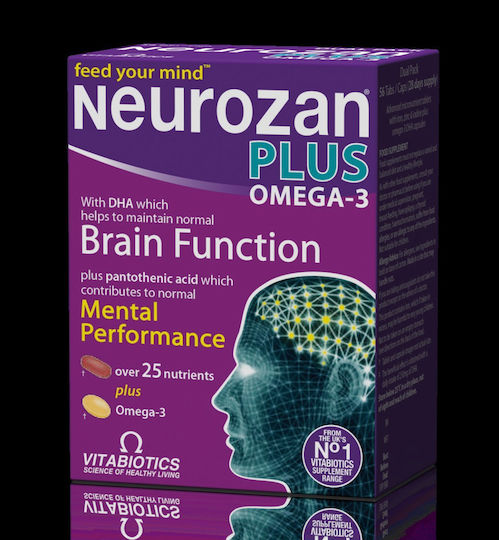 Vitabiotics Neurozan® Plus Besondere Nahrungsergänzungsmittel Für Die Speicher & Die Konzentration 56 Kapseln