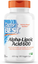 Doctor's Best Alpha Lipoic Acid 300мг 180 вегетариански капсули Doctor's Best Alpha Lipoic Acid 300мг 180 вегетариански капсули