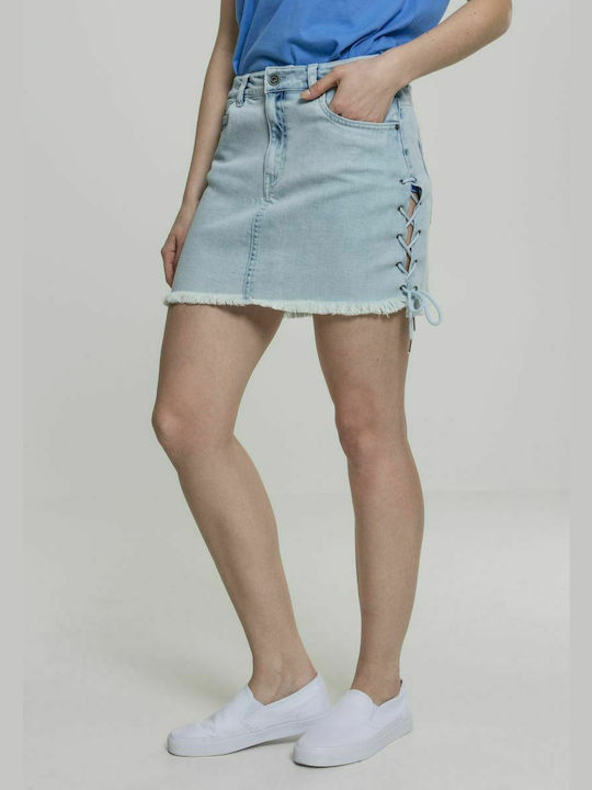 Urban Classics TB2002 Denim Mini Skirt in Blue color