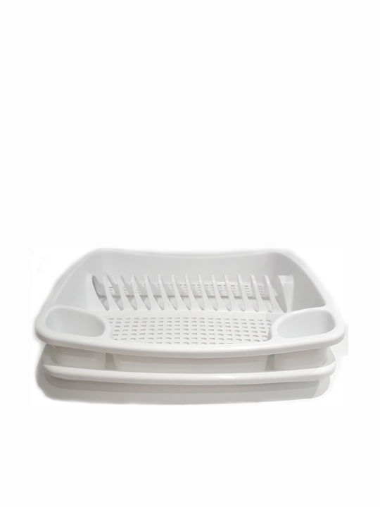 Viomes Dish Drainer Plastic in White Color