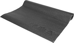 Amila Rubber Gym Exercise Equipment Floor Mat Black 100x70x0.4cm