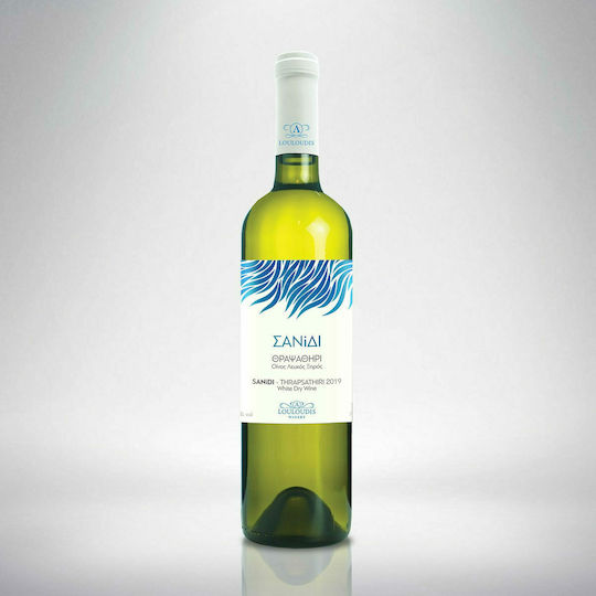 Louloudis Oinopoieio Wein Brett Thrapsathiri Weiß Trocken 750ml