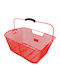 M-Wave 431591 Bicycle Basket Red