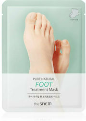 The Saem Pure Natural Treatment Mask Μάσκα Ενυδάτωσης για Πόδια 16gr