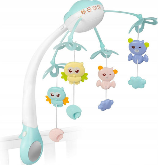 Ricokids Μόμπιλε Κούνιας με Μουσική και Προτζέκτορα Καρουζέλ