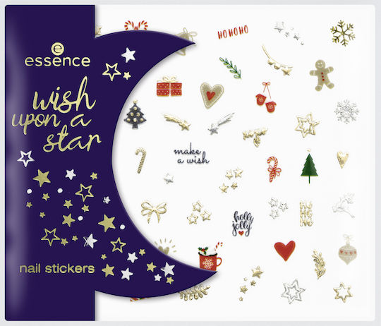 Essence Wish Upon A Star Стикери с дизайн за Нокти в Различни Цветове 57бр
