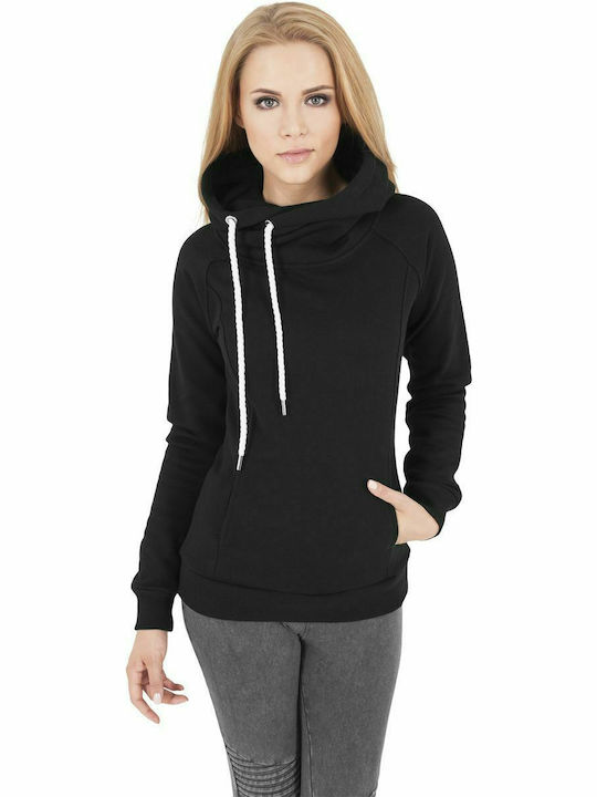 Urban Classics Women's Hooded Sweatshirt Black