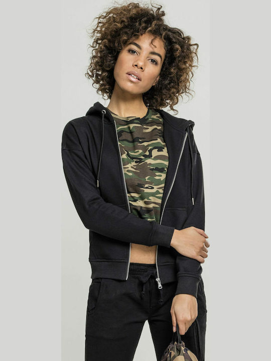 Urban Classics Women's Sweatshirt Jacket Hooded...