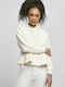 Women's Sweatshirt with Hood White Sand