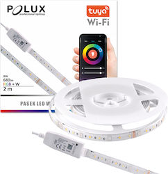 Polux Waterproof LED Strip Wi-Fi 220V with RGBW Light 2m Polux Waterproof LED Strip Wi-Fi 220V with RGBW Light 2m