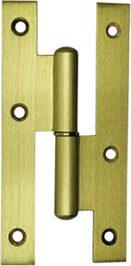 FFG Νο120 Brass Door Hinge Lift Off Όρο Ματ Αριστερός 120x60mm