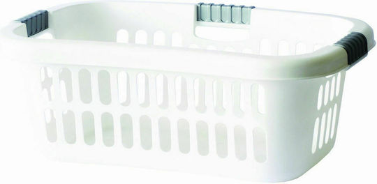 Viomes Coș de Depozitare Plastic Alb 36lt 1buc