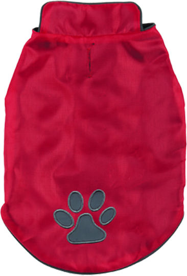 Vitakraft Red Fleece / Waterproof Dog Coat with 25cm Back Length