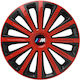 Versaco Car Hubcap Set Trend with Bmw Emblem 15" 4pcs Red