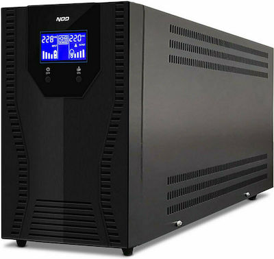 NOD U-3000 UPS Line-Interactive 3000VA 2400W with 3 Schuko Power Plugs