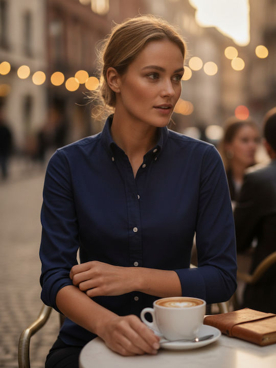 Tee Jays Oxford Perfect Langärmelig Damen Hemd ...