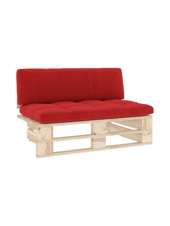 Zweisitziges Sofa Außenbereich aus Paletten mit...