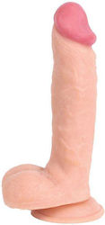 Kiotos Realistisches Dildo mit Hoden und Saugnapf Fleisch 25cm