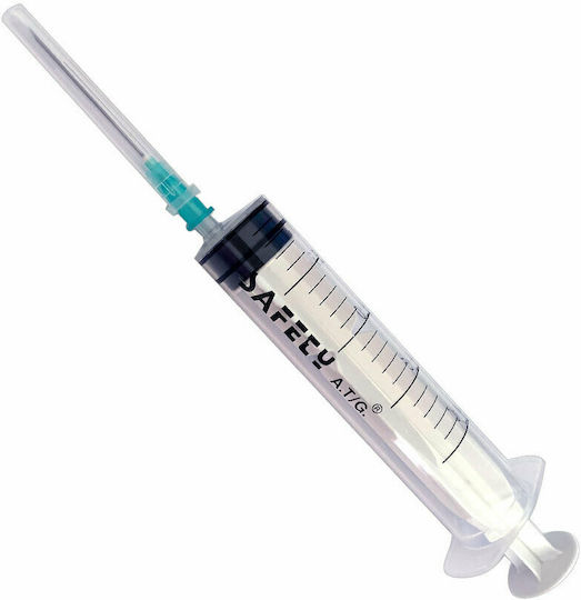 Anats 191-11-020 Spritze Sicherheitsspritze 20cc mit abnehmbarer Kanüle 21G 21G 20ml 1Stück