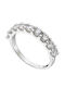 Oxzen Ring with Zircon made of Silver
