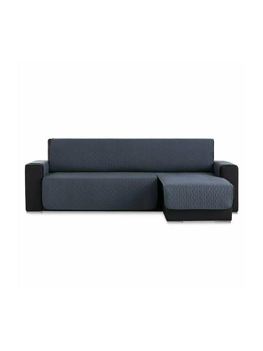 Aithrio Quilt Geo Teflon Waterproof Elastic Cover for Corner Sofa Left Corner Grey 280εκ. 1pcs GEO-QUILT-GONIA-C/10-Γκρι-Αριστερή-280cm