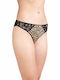 Femeie Brazilia cu Dantelă Black Leopard