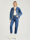 Levi's Orinda Troy Horse Damenjeanshose in Boyfriend Passform Blue