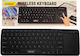 Andowl Q-WK808 Ασύρματο Πληκτρολόγιο με Touchpad Αγγλικό US