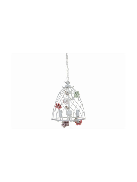 Keskor Chandelier 3xE14 White 31cm 1256-3