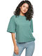 Women's Oversized T-shirt Pale Leaf