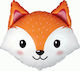 Balloon Foil Jumbo Orange Fox 83cm