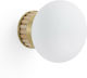 La Redoute Interieurs Modern Lamp Wall with Socket G9 Gold 15.8cm