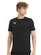 Puma Teamgoal 23 Men's Athletic T-shirt Short Sleeve Black