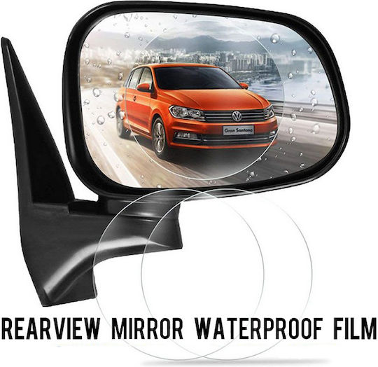 Protective Membranes for Car Mirrors 4pcs Transparent