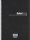 Salko Paper Σπιράλ Τετράδιο Ριγέ Α4 90 Φύλλων 3 Θεμάτων Select Book Black Premium Silver (Διάφορα Σχέδια/Χρώματα)