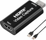 Andowl Q-H165 Captură video pentru Laptop / PC și conexiune USB-A / HDMI