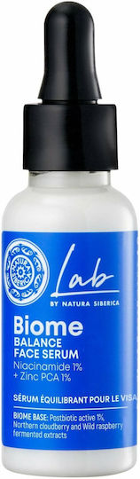 Natura Siberica Lab Biome Balance Moisturizing Serum Face with Niacinamide for Radiance & Acne 30ml