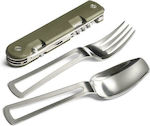 TB Outdoor Baroudeur Cutlery for Camping Khaki